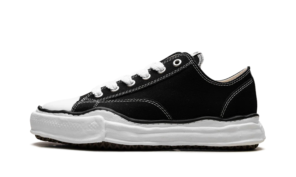 Maison Mihara Yasuhiro Peterson OG Sole Canvas Low Black - Image 1