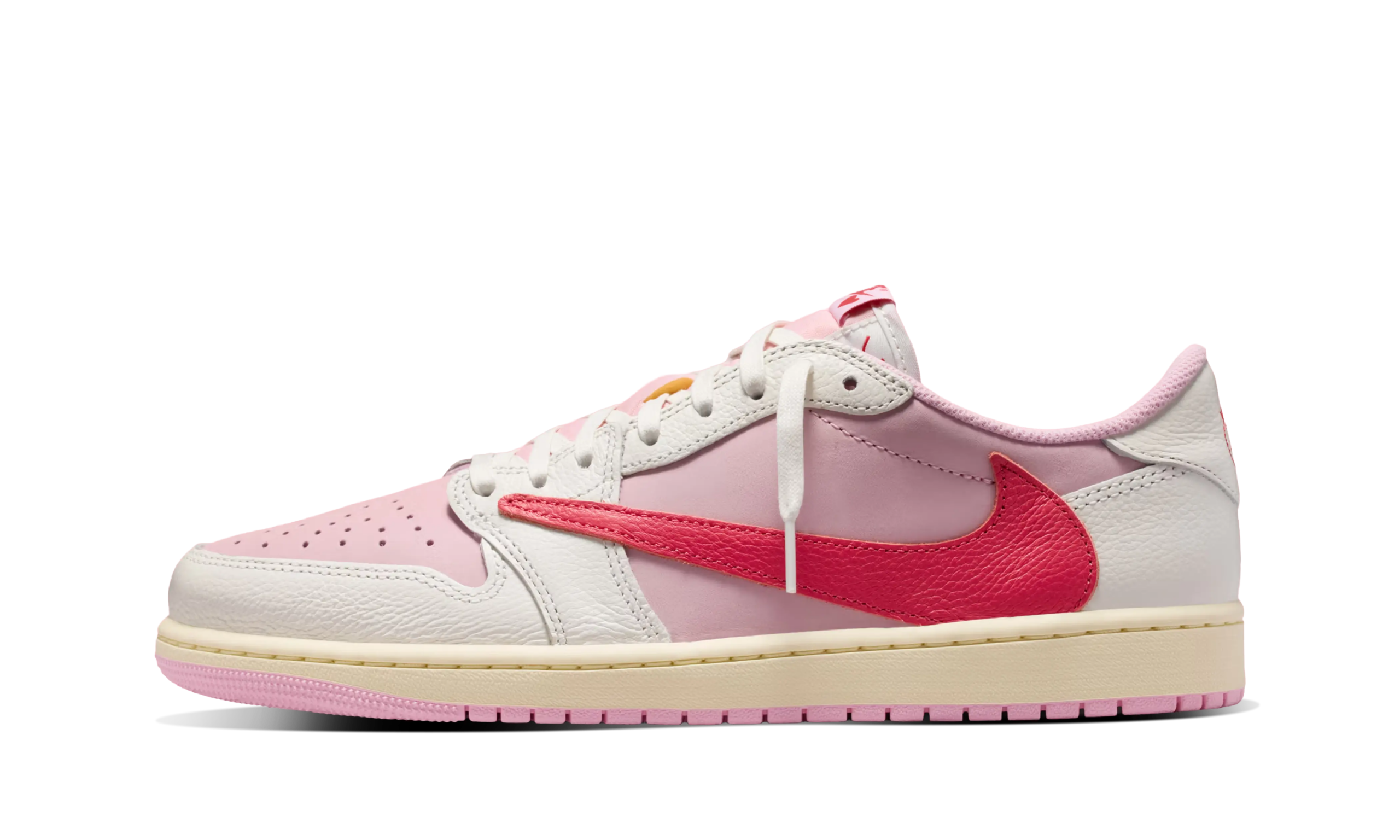 Air Jordan 1 Retro Low OG SP Travis Scott Sail Tropical Pink - Image 1