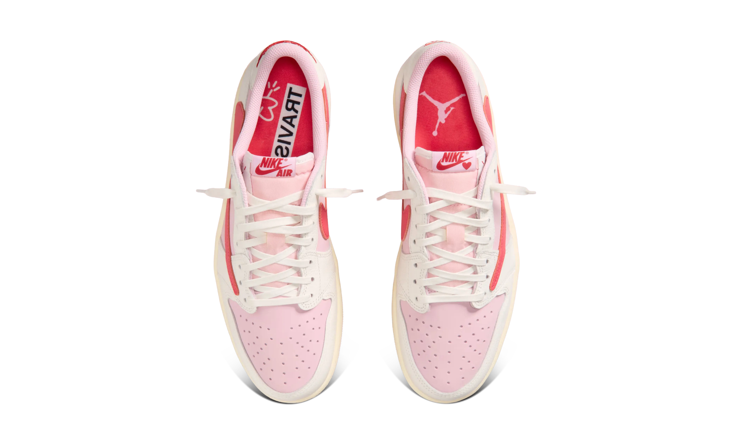 Air Jordan 1 Retro Low OG SP Travis Scott Sail Tropical Pink - Image 2