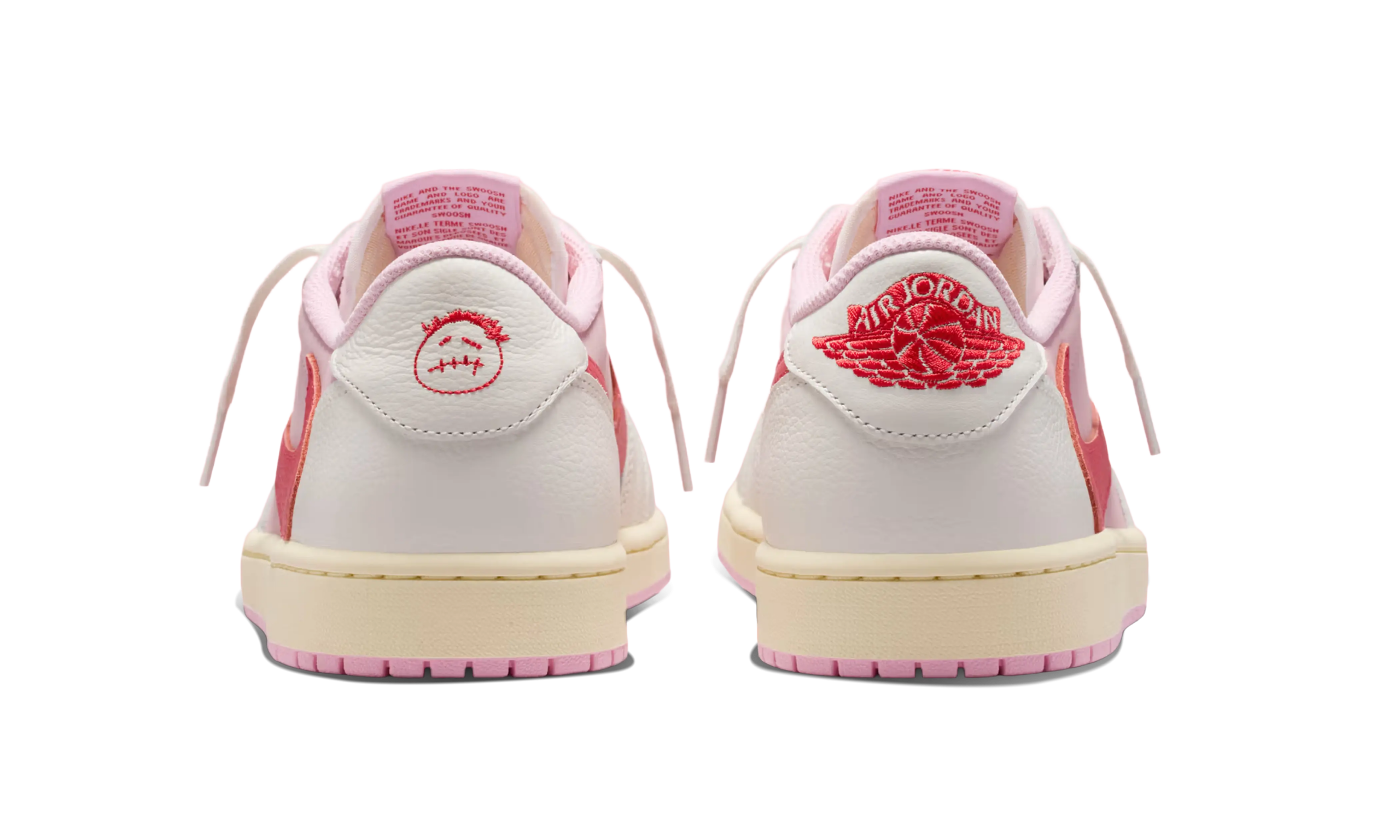Air Jordan 1 Retro Low OG SP Travis Scott Sail Tropical Pink - Image 3